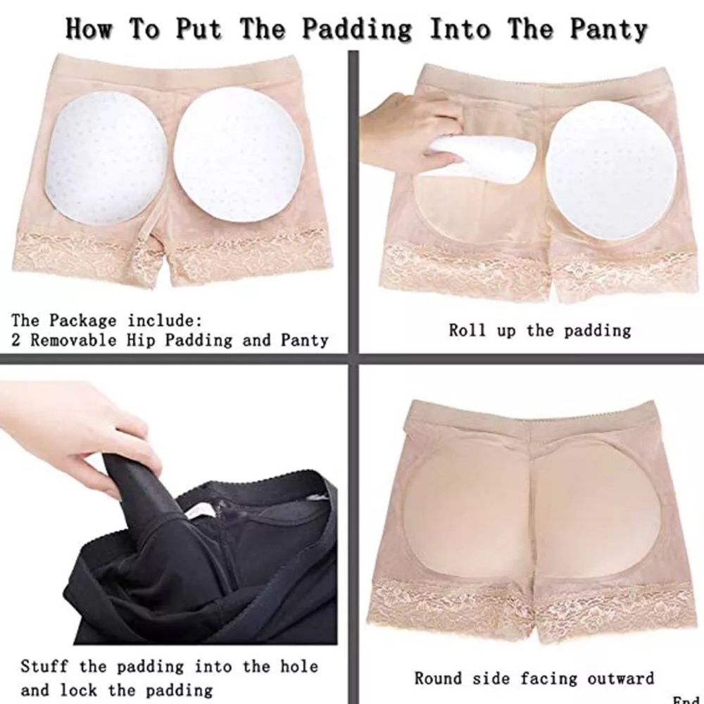 Butt Enhancing Underwear With Removable Pads S, M, L, & XL Color;Tan BRAND NEW! - Picture 14 of 15